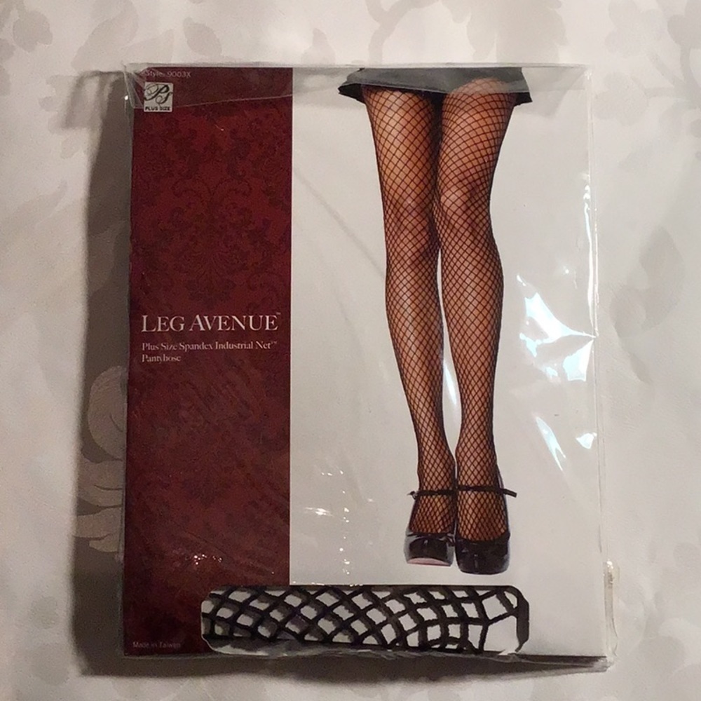 Leg Avenue: Spandex Industrial FishNet Plus Size​